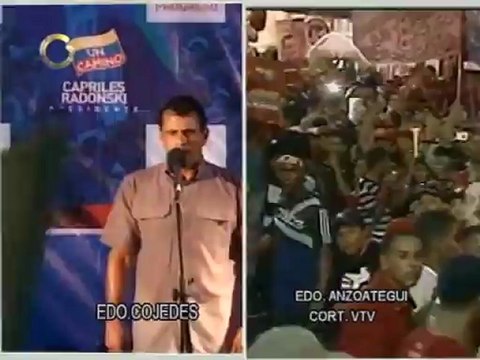 Capriles: Hay una opción que sólo le interesa estar en el poder, no que haya seguridad en el país