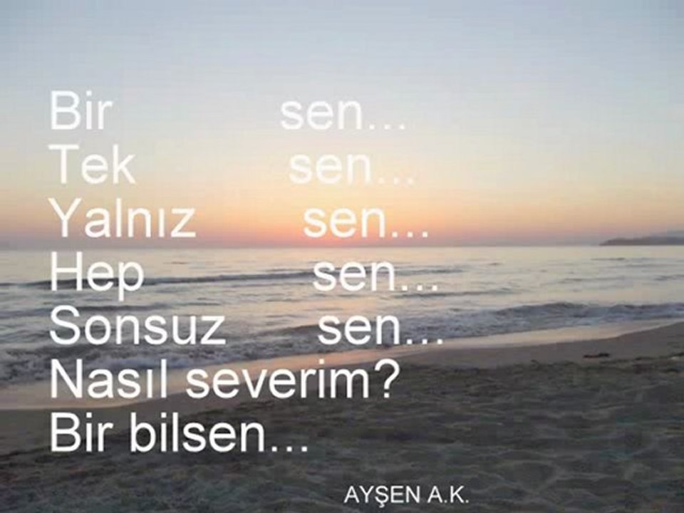 Bir bilsen...