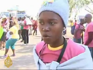 Students march for books in South Africa