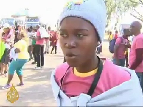 Students march for books in South Africa
