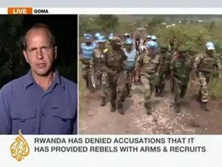 UN and Congolese troops shell rebels near Goma