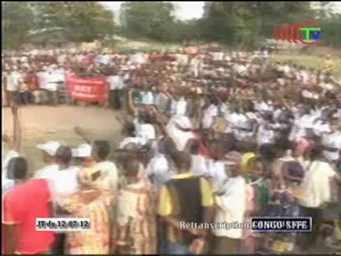 Meeting du candidat du PCT pour solliciter les suffrages des populations de Gamboma 1