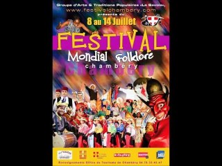 CHAMBERY FOLKLORE FESTIVAL MONDIAL 2012 CLAUDETTE ET PIERRE JOLIVET AILLOUDS GRESYSURAIX