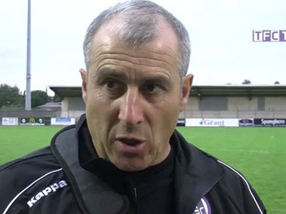 La réaction d'Alain Casanova après le deuxième match amical TFC-ISTRES