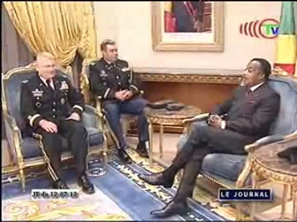 Le commandant d’AFRICOM reçu en audience par le Chef de l’Etat