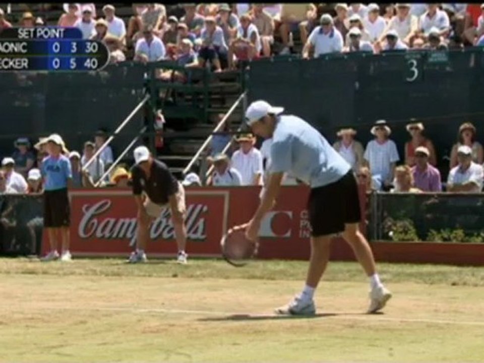 Newport - Becker puede con Raonic