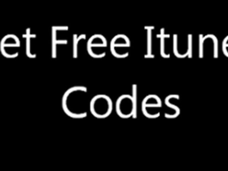 How to get free itunes codes 2012 No surveys