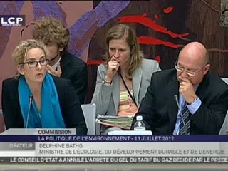 Audition de D. Batho, ministre de l'écologie et député des Deux-Sèvres