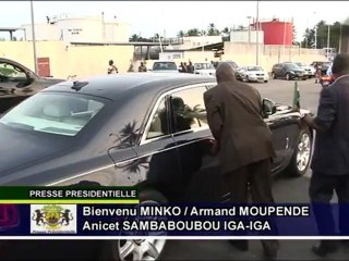 Retour du Président gabonais de Port-Gentil