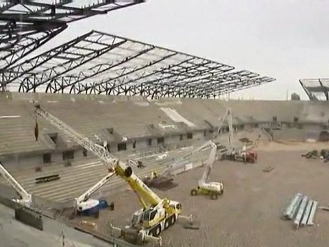 Septembre 2011 : visite journées du patrimoine au chantier du stade Océane
