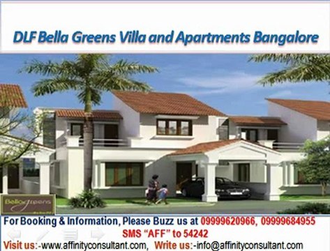 DLF Bella Greens Villa and Apartment BTM extension Bangalore @ 09999620966