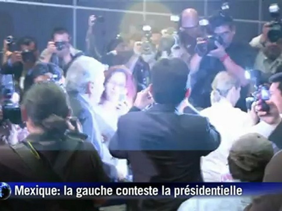 Mexique: la gauche conteste la présidentielle