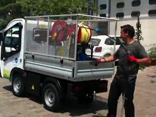 GOUPİL ELEKTRİKLİ HİZMET ARAÇLARI YÜKSEK BASINÇLI YIKAMA VE İLAÇLAMA