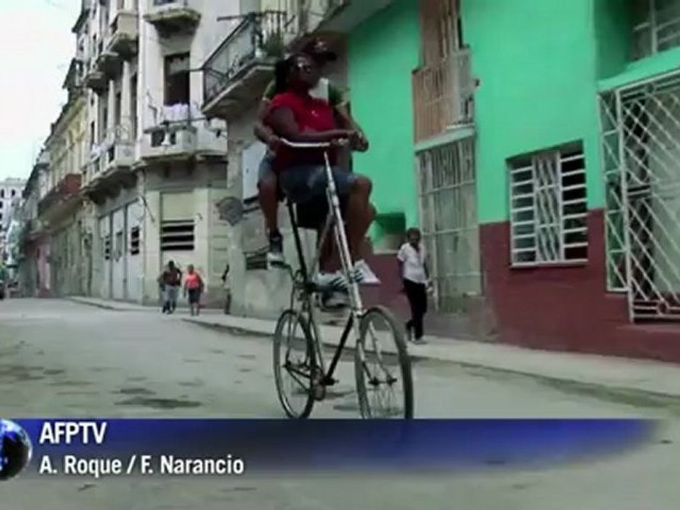 Kubaner baut größtes Fahrrad der Welt