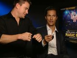 Channing Tatum rates Matthew McConaughey's stripping