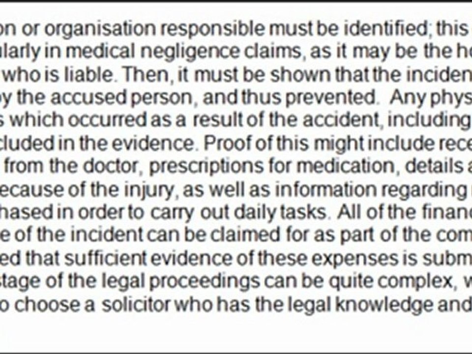 Personal Injury Claims and the law explained by Carpenters Solicitors