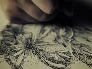 Hexagram & doctor noodle - microscopic abstract organism