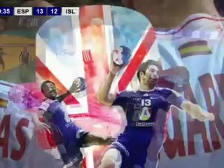 Espagne - Islande dans le cadre de l'Eurotournoi 2012 à Strasbourg