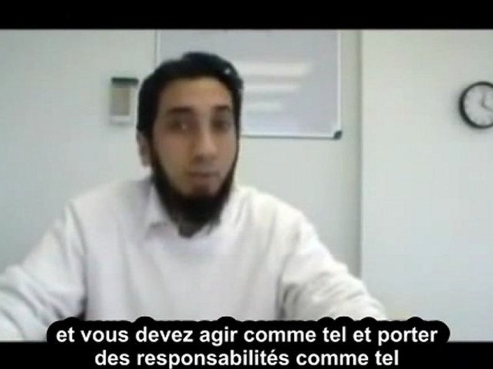 Sois un adulte et un exemple - Nouman Ali Khan