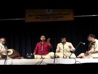 CARNATICA BROTHERS AT SRI VENKATESWARASWAMY TEMPLE IN CHICAGO: "SRI VENKATACHALA NILAYAM.."