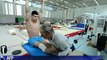 Russia's male gymnasts train for Olympics