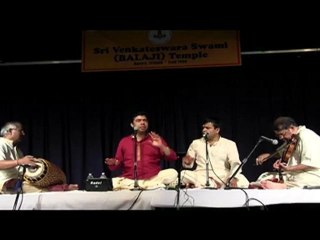 CARNATICA BROTHERS AT SRI VENKATESWARASWAMY TEMPLE IN CHICAGO: "VENKATARAMANA.."