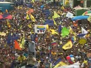 Télécharger la video: Caracas, El Observador, viernes 13 de julio de 2012, Henrique Capriles Radonski continúa su campaña electoral en Puerto Cabello, en el estado Carabobo, con un mitín denominado 