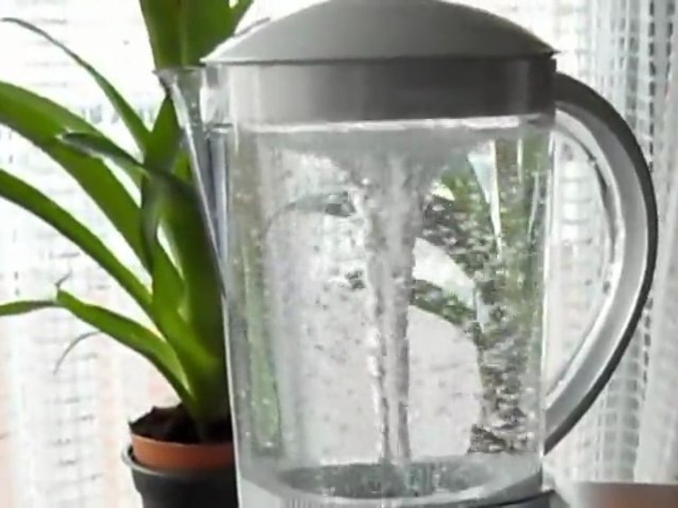 Dynamisation de l'eau par système vortex