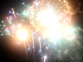 Feu d'artifice d'Anglet le 13 juillet 2012 plage des Sables d'Or.