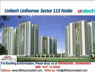 Unitech Unihomes Sector 113 Noida