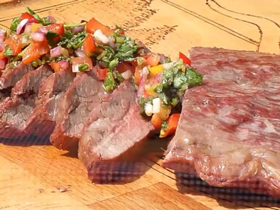 Flank Steak mit Chimichurri
