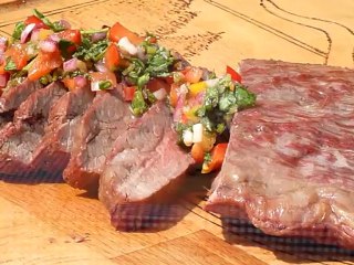 Flank Steak mit Chimichurri