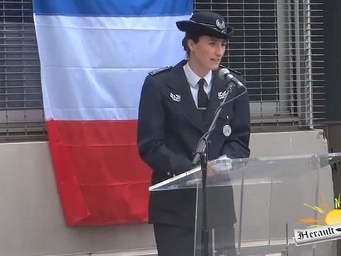 AGDE - 2012 - Allocution de Madame le commissaire de Police Caroline BELDA Le Commissariat d'Agde renforcé pour la saison estivale POLICE-NATIONALE 2012 1
