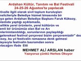 Ardahan bal festivali 2012 haberleri @  MEHMET ALİ ARSLAN haber
