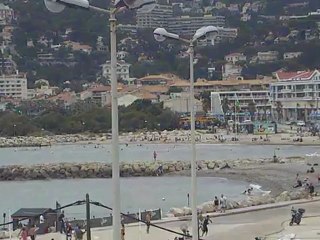 Marseille.fr Webcam HD des plages du Prado spot SURF