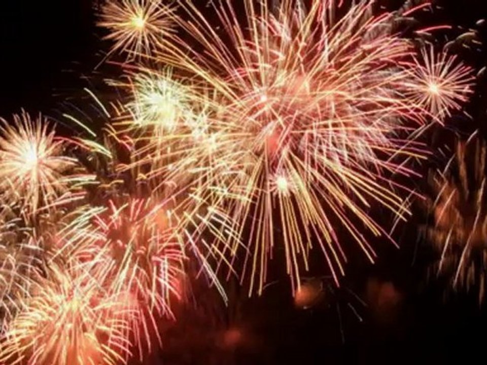 Feu d'artifice à Folelli vendredi 13 juillet 2012
