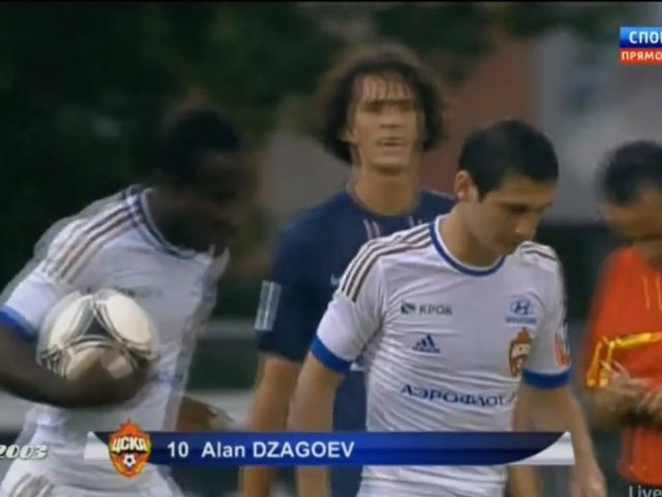PSG 2-2 CSKA Highlights HD 14.07.2012