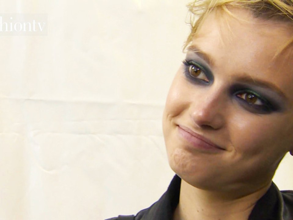 Sigrid Agren - Model Talk at Fall 2012 FW | FashionTV