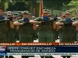 Chávez encabeza cambio de mandos militares