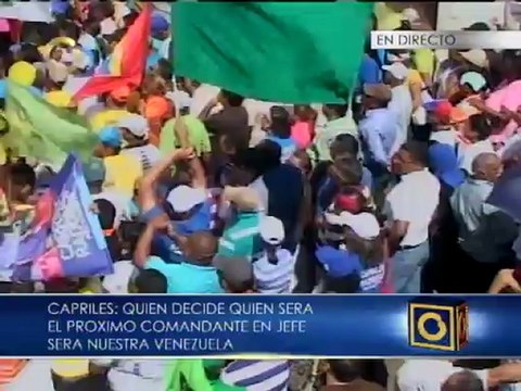 Capriles: Mensaje a la FANB llegó y muy bien