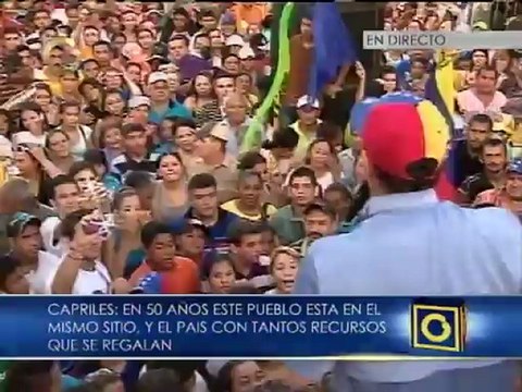 Capriles: Nunca pondré a los militares al servicio de un partido político