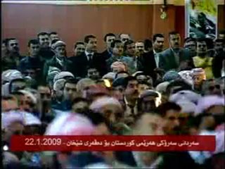 Serok Barzanî li Şêxan 22.01.2009