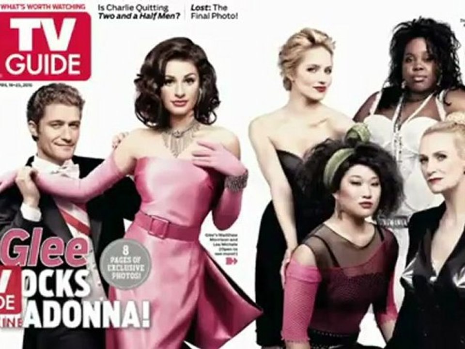 Glee Power of Madonna photoshoot