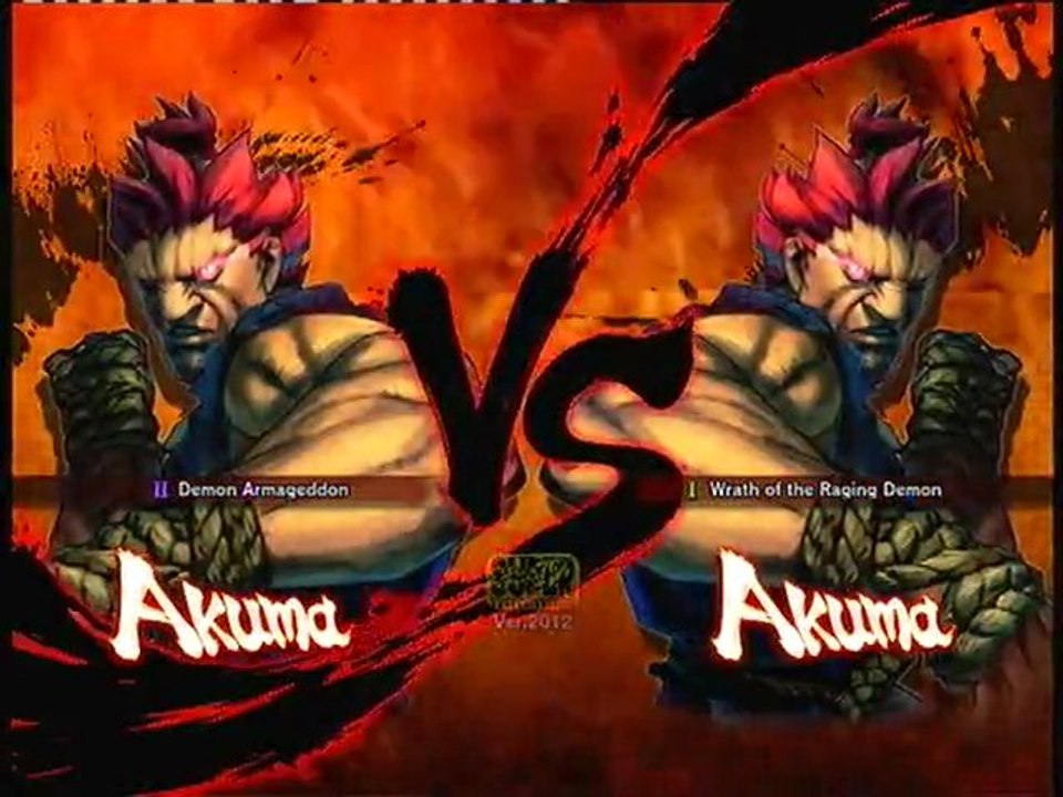 akuma style (Gouki vs Gouki)