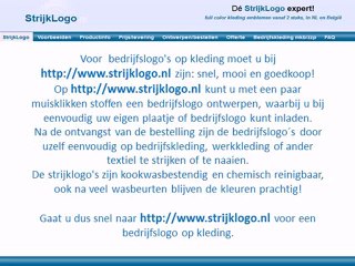 Bedrijfslogo op Kleding
