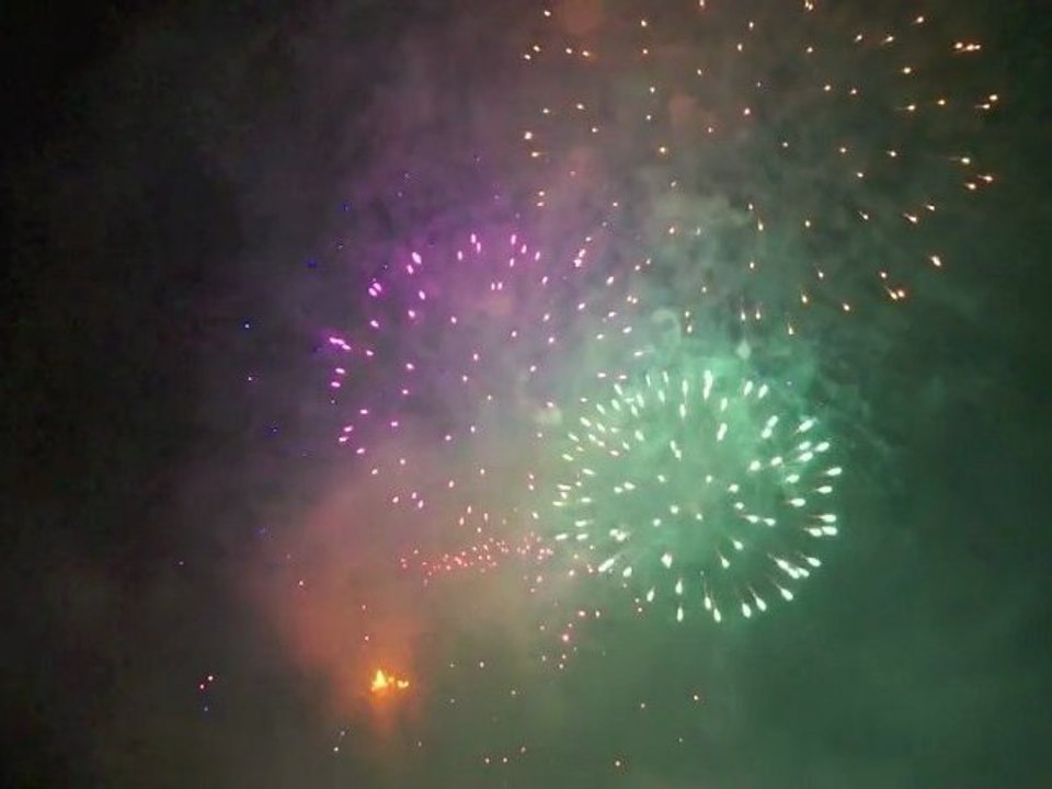 Feu artifice du 14 Juillet à Lille