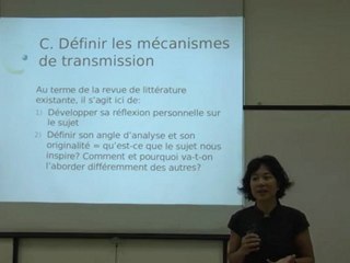 La rédaction d'un cadre théorique (part 3)