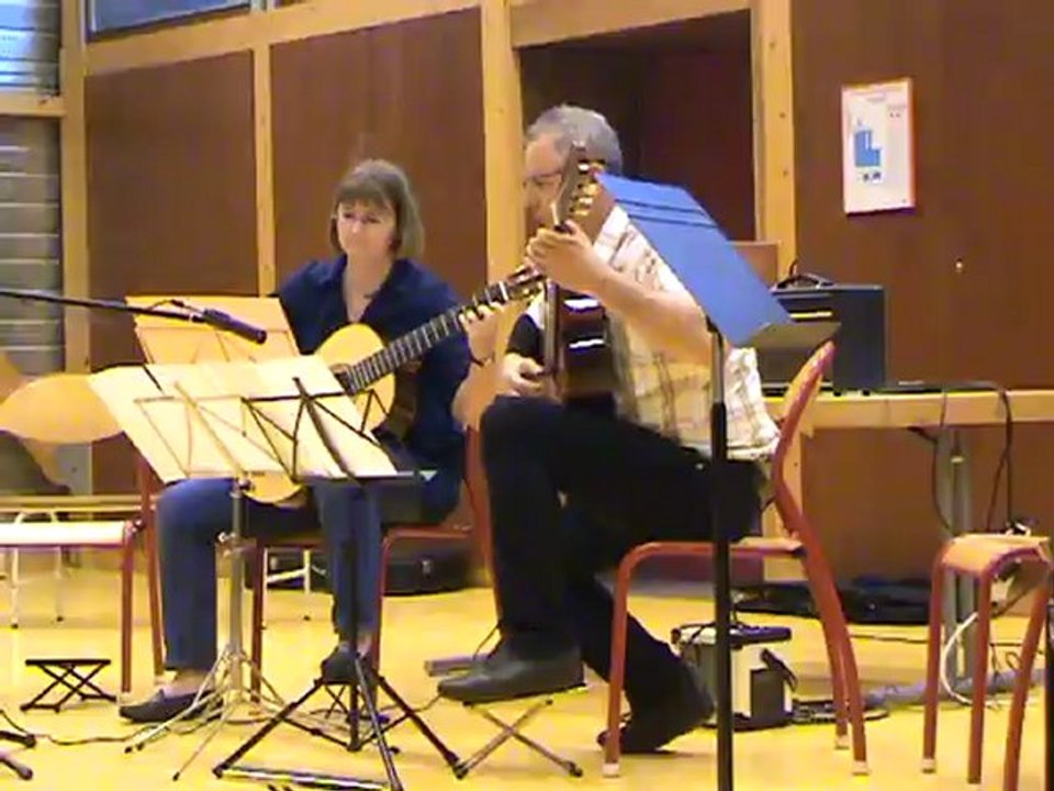 M2U01135 Jean Sebastien Bach - duo de guitares