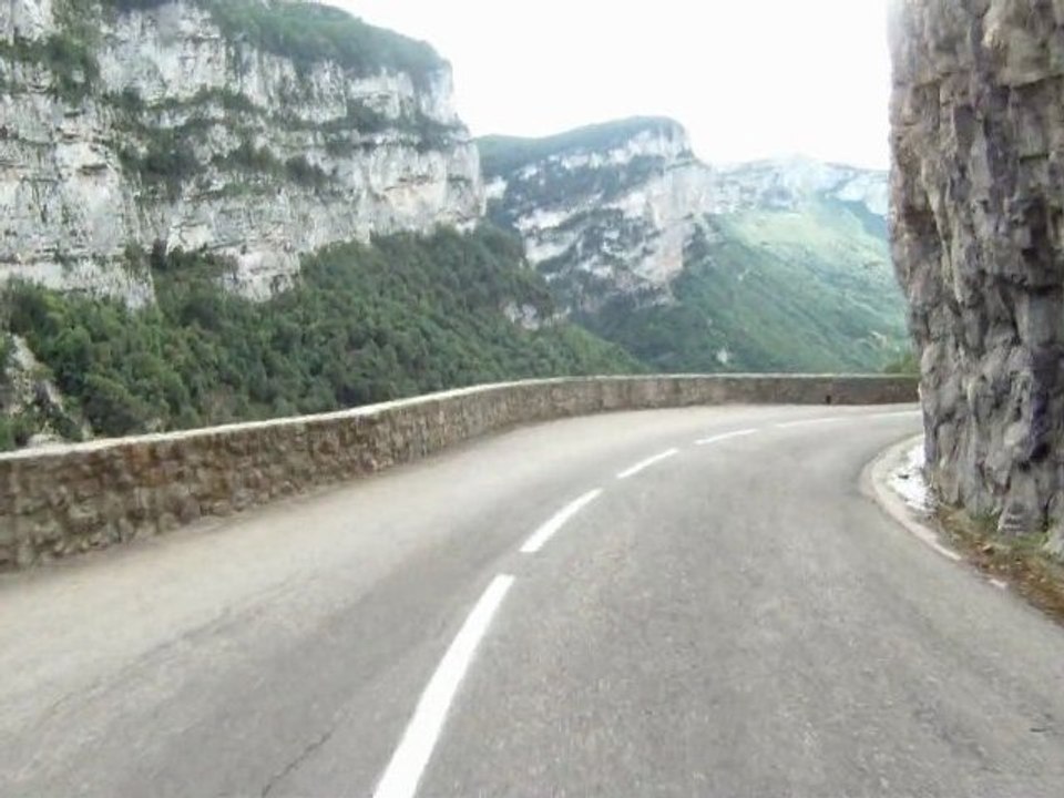 Balade moto dans le Vercors