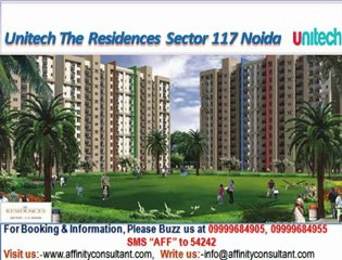 Unitech The Residences Sector 117 Noida @ +91 9999684905